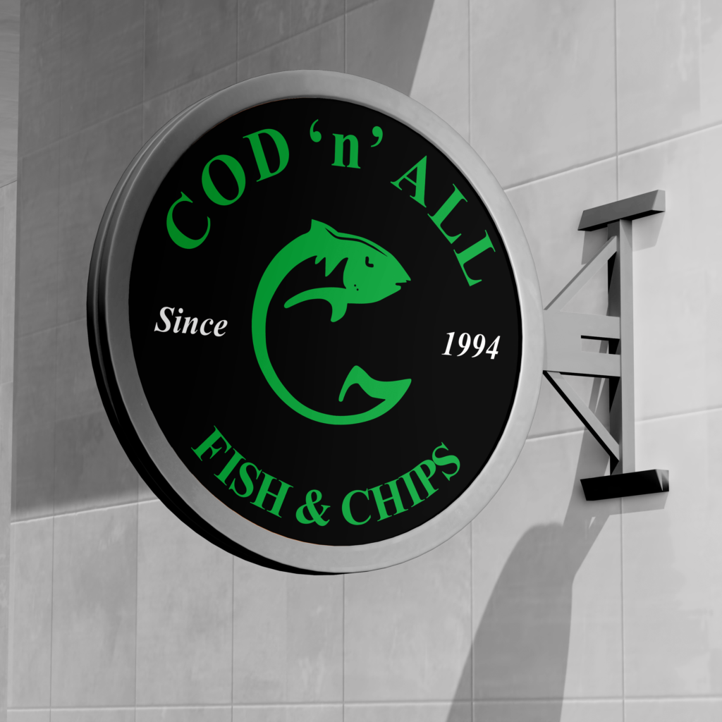 Round Sign Mockup